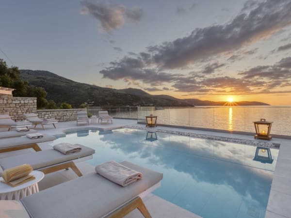 Time for a sunset swim before the evening's fun begins.